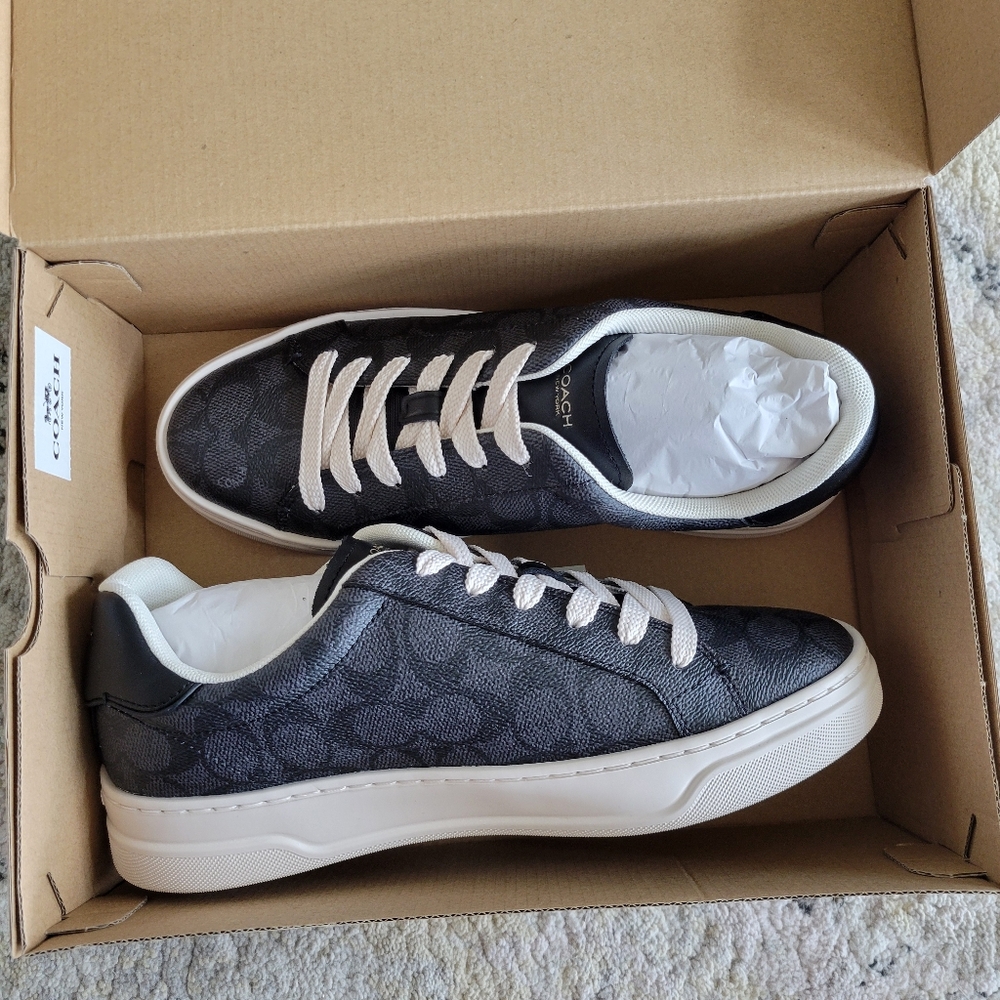 Coach Highline Signature Monogram Sneakers 9.5